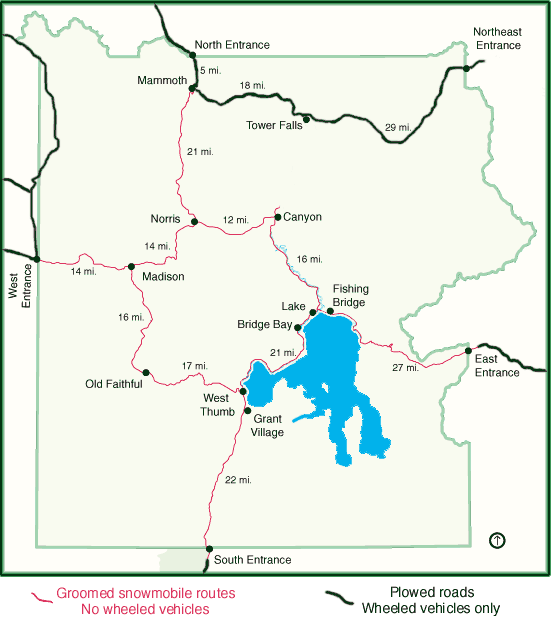 Yellowstone National Park Map