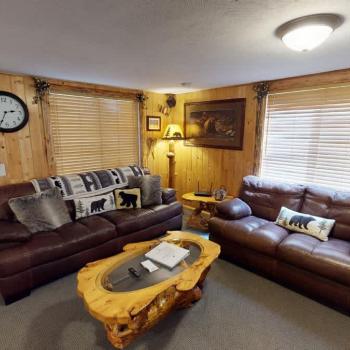 Upon entrance you are greeted by the living room.