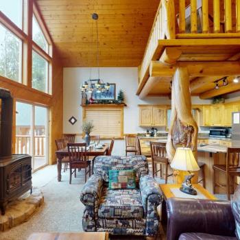 Upon entrance you are greeted by the living room.