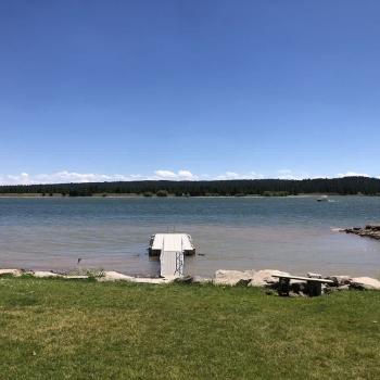 Private boat dock to enjoy the water during the summer months.
