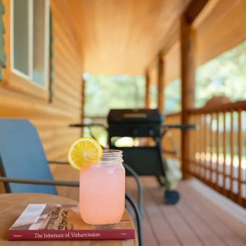 Grill is located on the deck for your use.