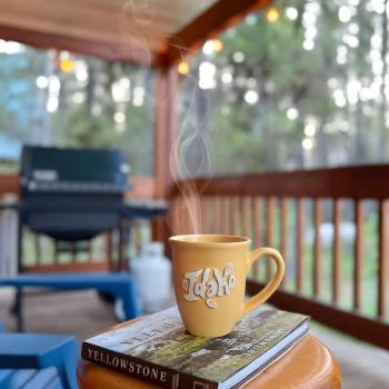 Relax and sip on your morning coffee on the spacious front deck.