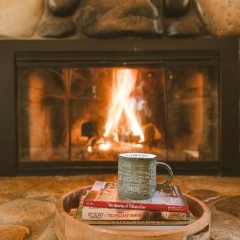 The wood-burning fireplace in the cabin is a true centerpiece, offering both warmth and charm to the space. Make sure to bring your own wood.