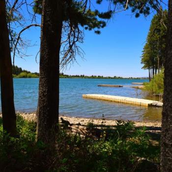 Shared community boat launch on Bill's Island.