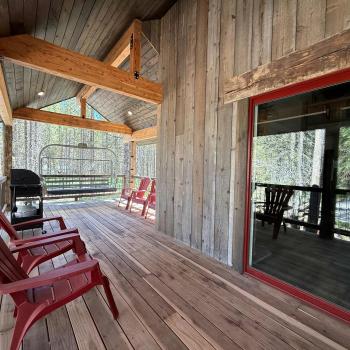 Seating on the front porch