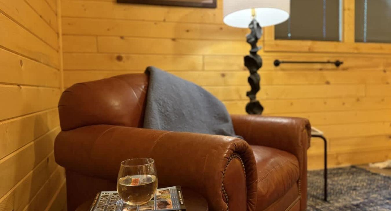 relax in the large master bedroom