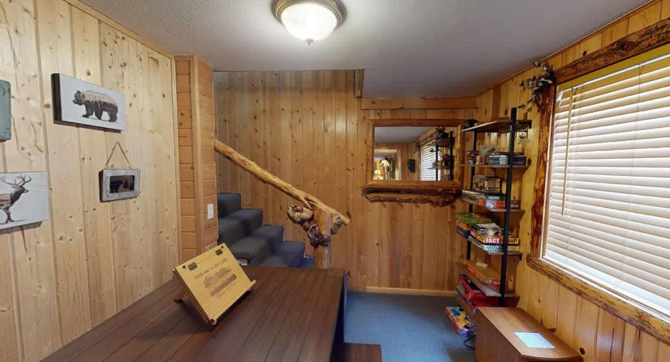 Stairs to access the upstairs.