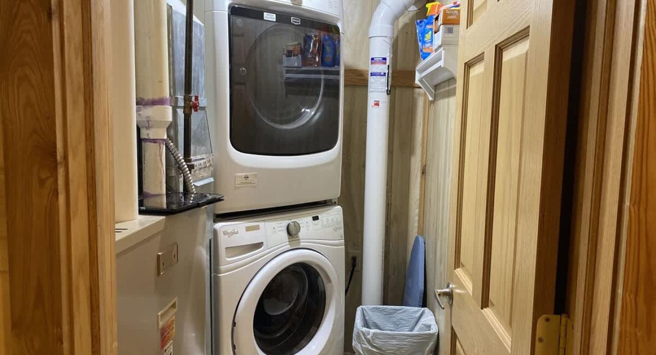 Full size washer and dryer available downstairs for your use.