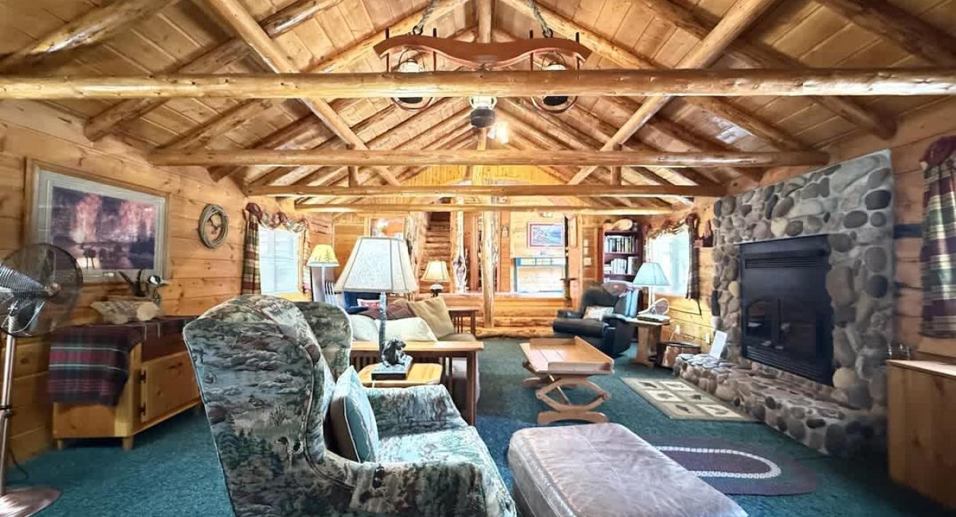 Upon entrance you are greeted by the living room.