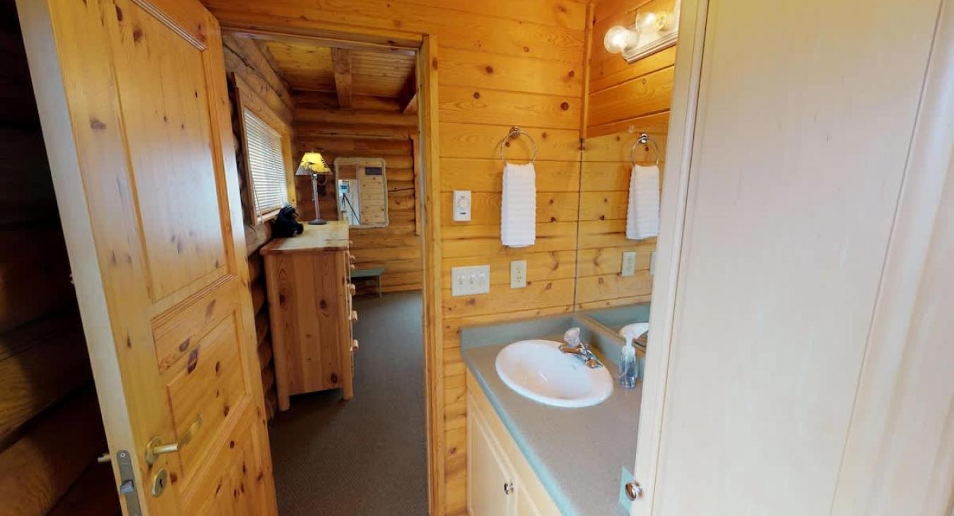 Storage available in the cabinet.