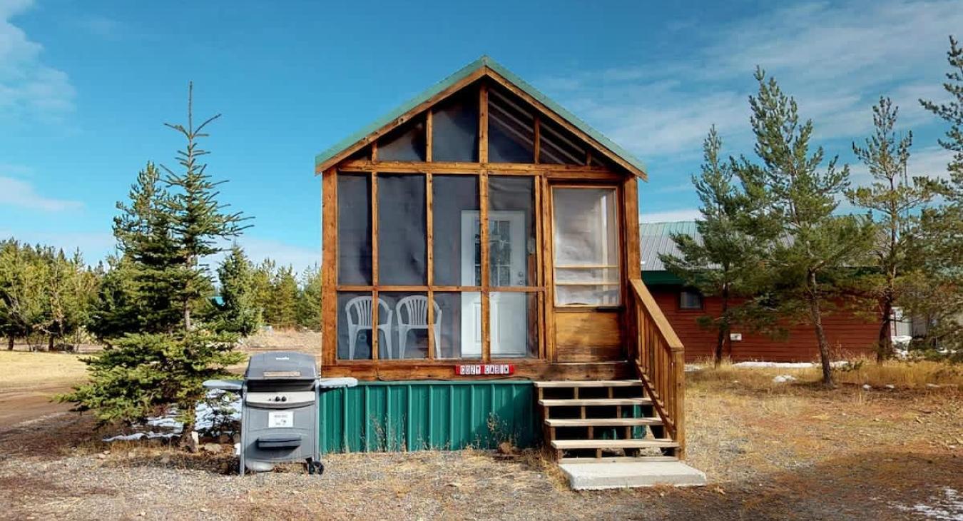 A grill is also available for your use.