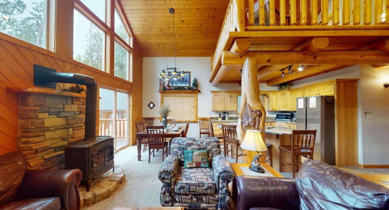 Upon entrance you are greeted by the living room.