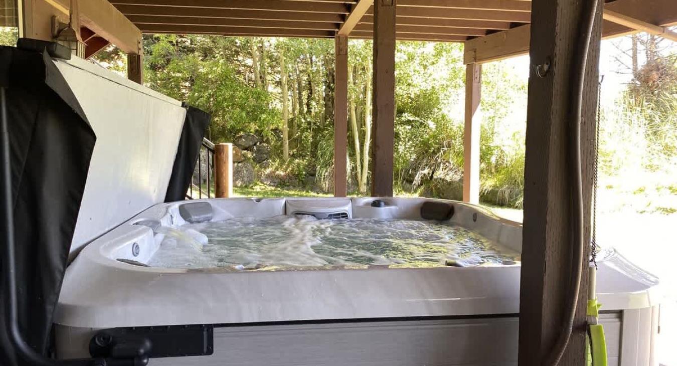 Hot tub available for your use during your stay.