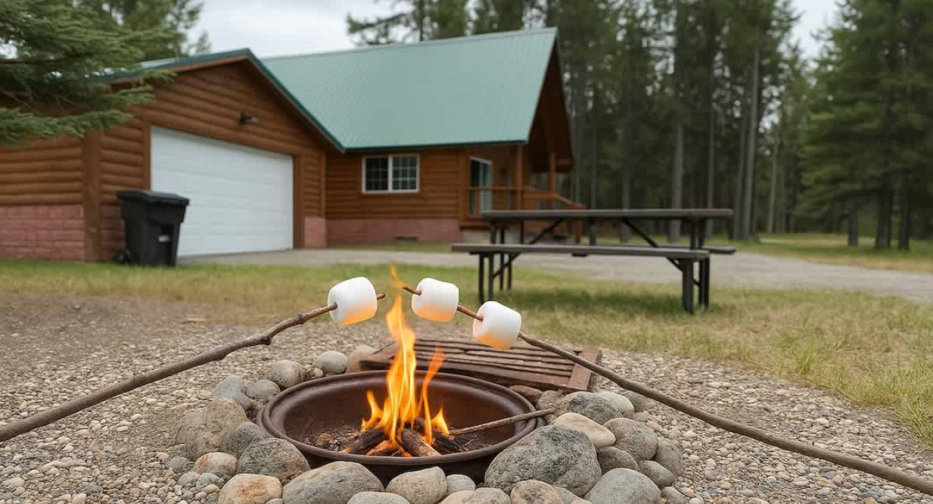 Roast some s'mores around the campfire.