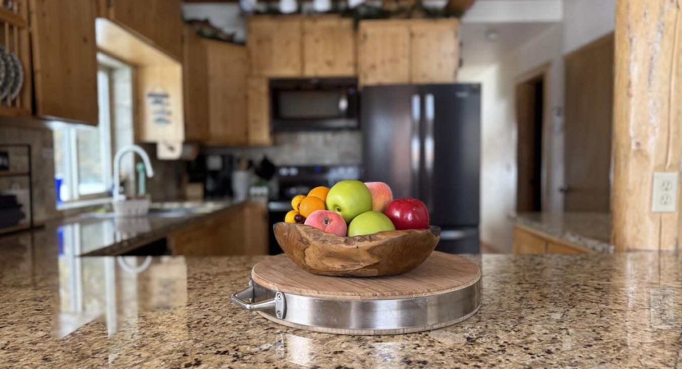We hope you enjoy the kitchen.