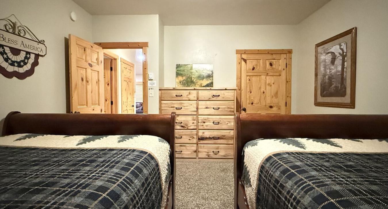 Spacious room perfect for up to 4 guests.