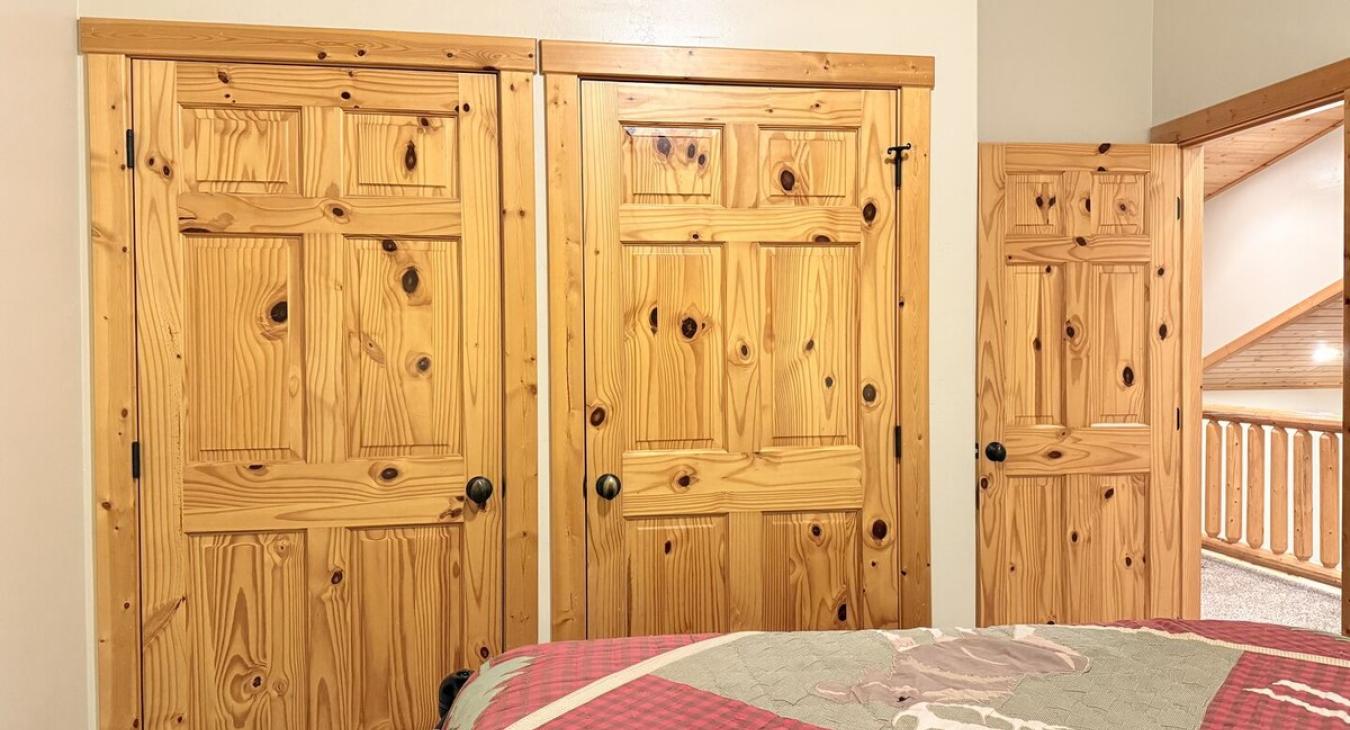 Store your belongings in the closet during your stay.