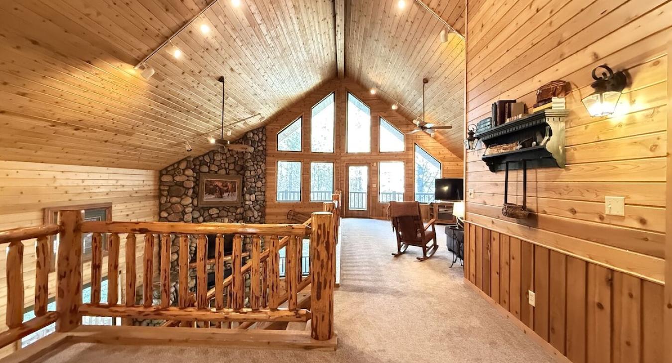 Large open loft.