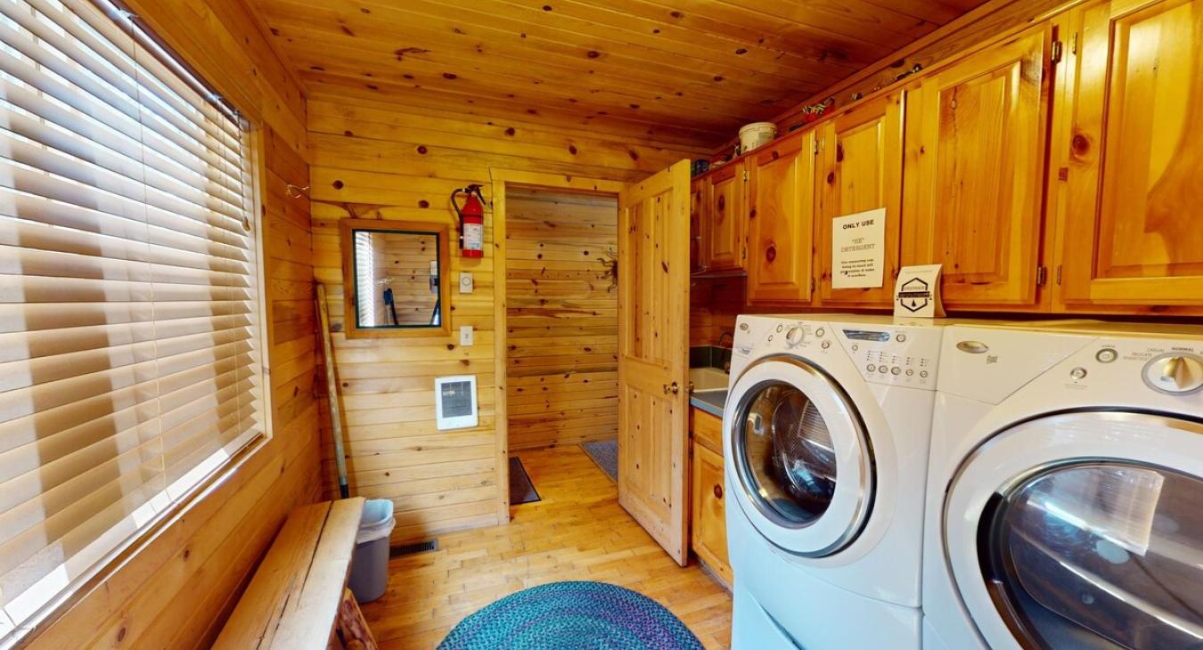 Laundry soap is provided.