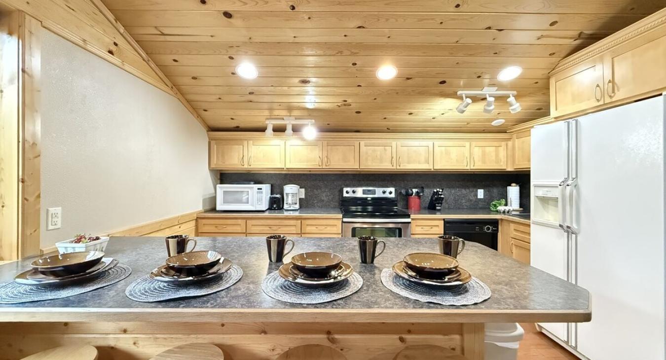 Island View into kitchen
