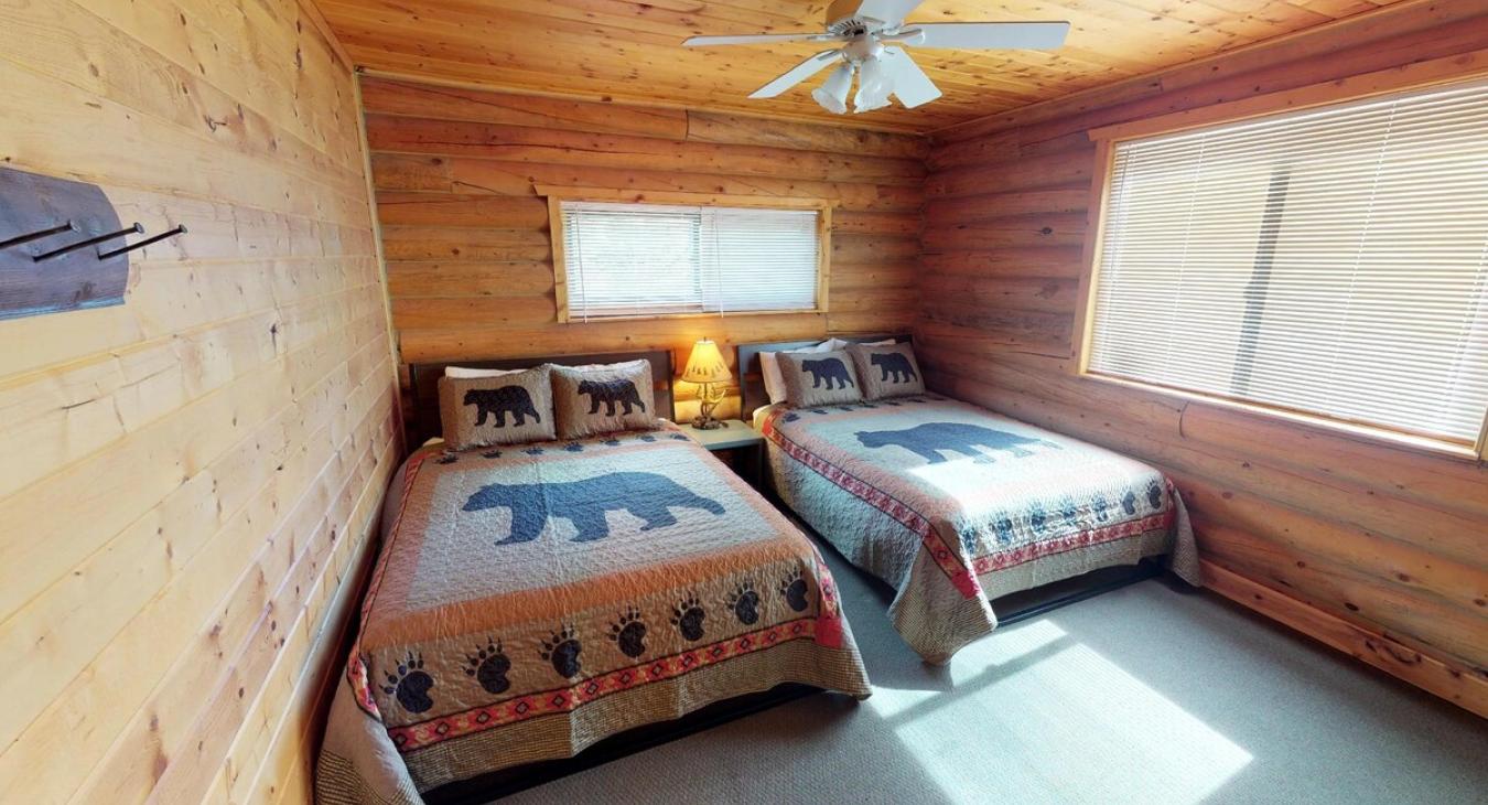 Bedroom #3 located upstairs with 2 Queen size bed.