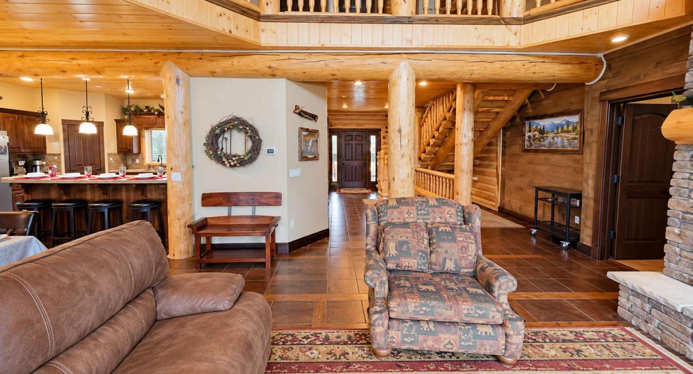 The main level is very open layout which allows you to flow seamlessly through each room.