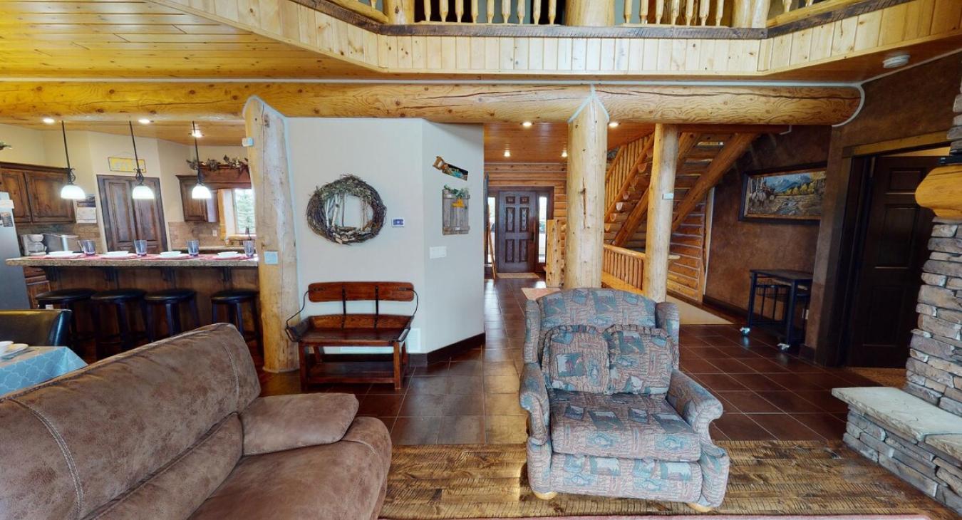 The main level is very open layout which allows you to flow seamlessly through each room.