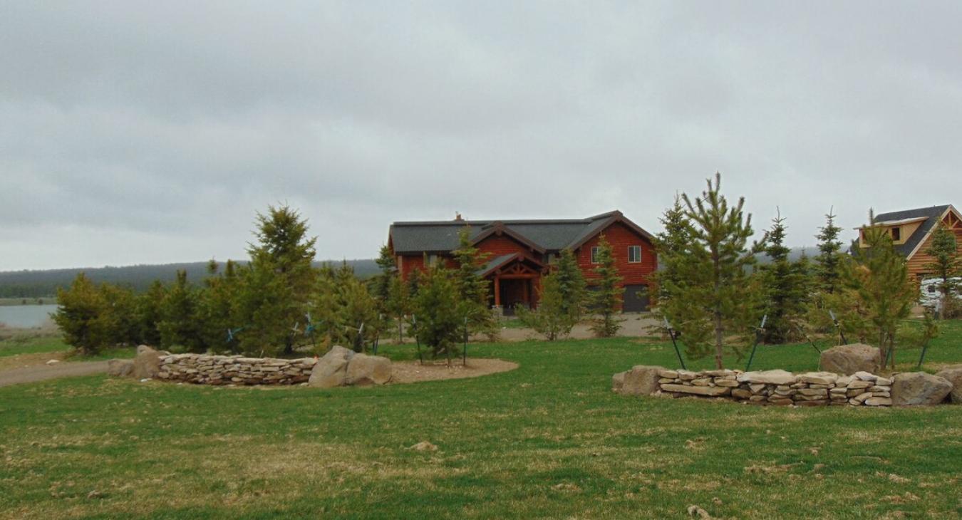 Lots of open grass for the kiddos to run and play.