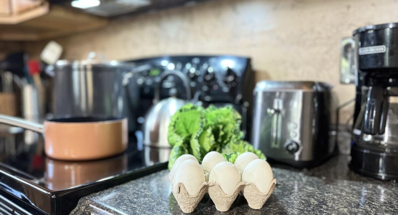 Get ready to make a nice home made meal.