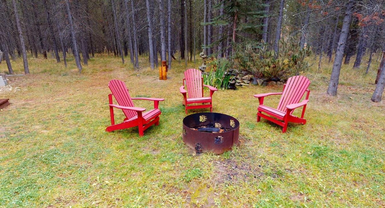Firepit outside for them to enjoy.