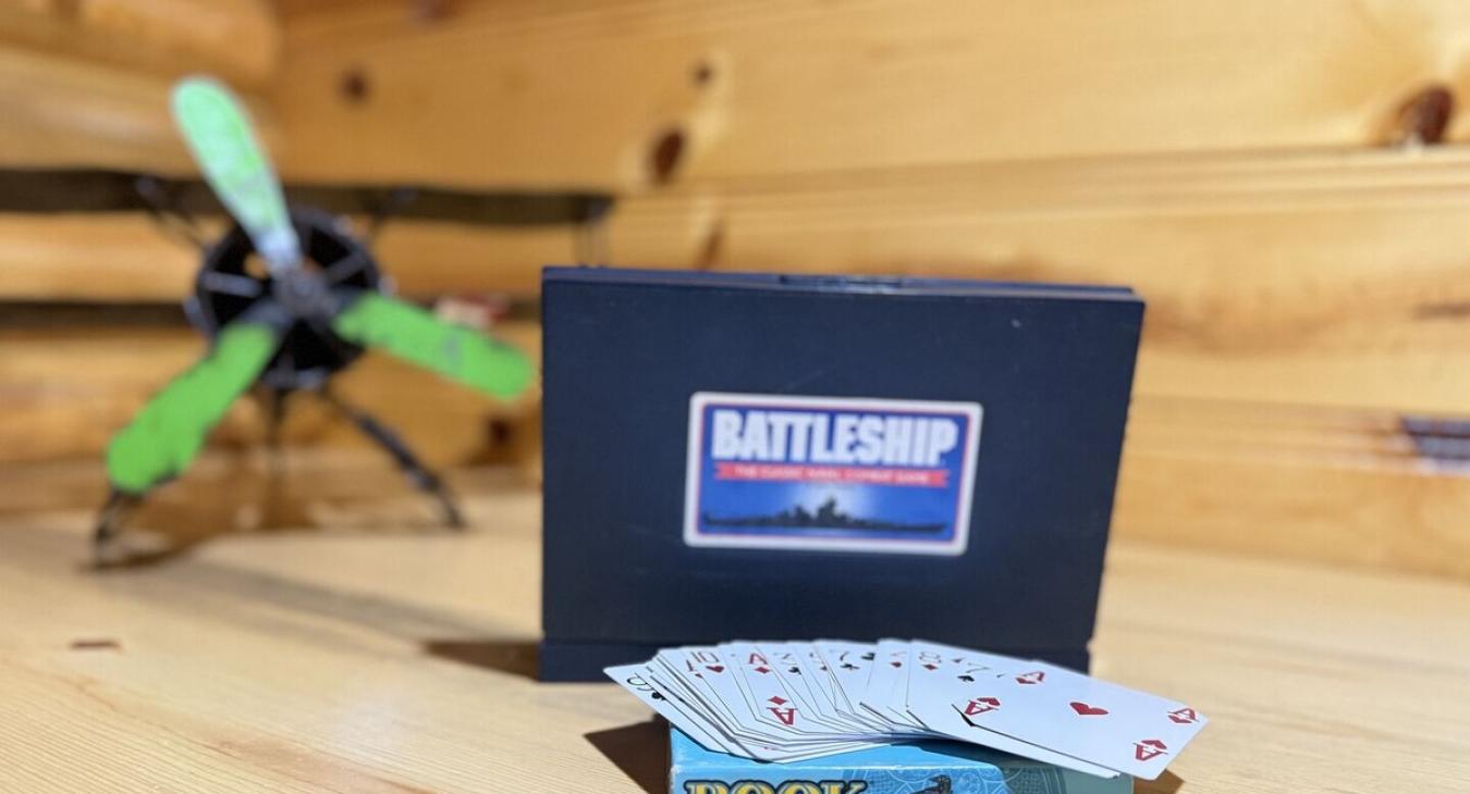 Lots of games for family fun.