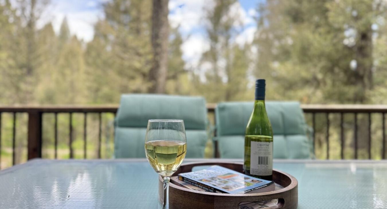 Relax and unwind on the balcony and take in the beautiful scenery and quiet area