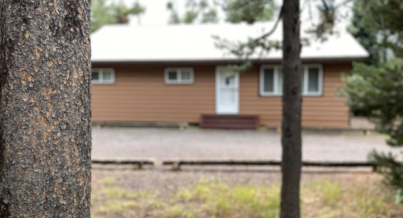 Our Black Bear Bungalow is the perfect cabin. Cozy and surrounded my beautiful landscapes.