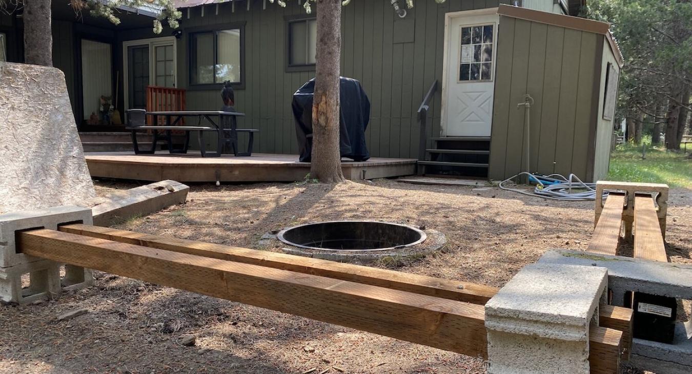 Nice fire pit area for your whole group