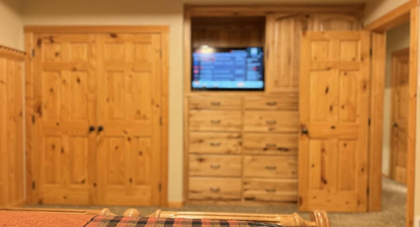 Storage is included in the room in the closet and drawers.