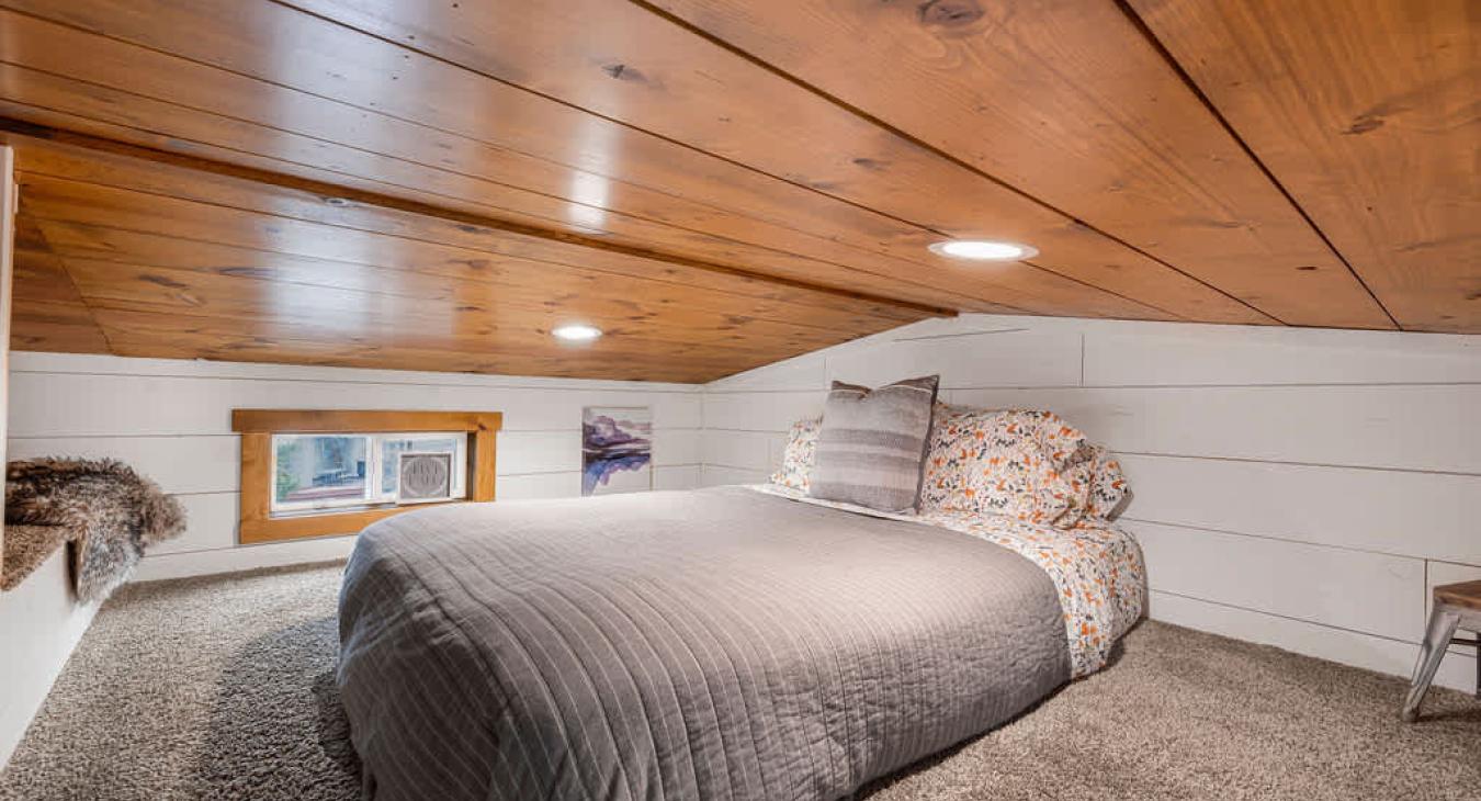 climb in loft for the kids or young adults.