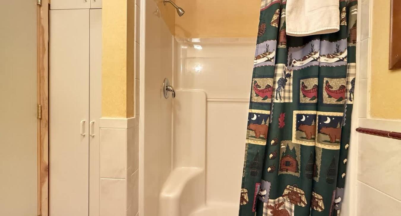 Relax in this bathroom after a long day.