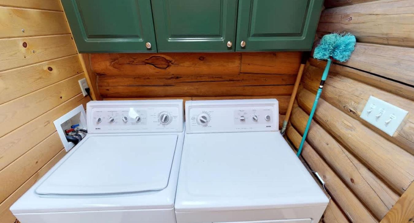 Mud room located on the main floor with washer and dryer available for your use.