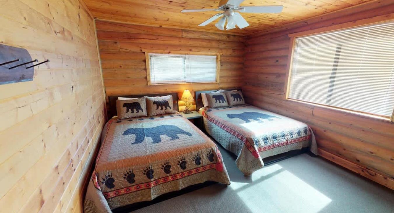 Bedroom #3 located upstairs with 2 Queen size bed.