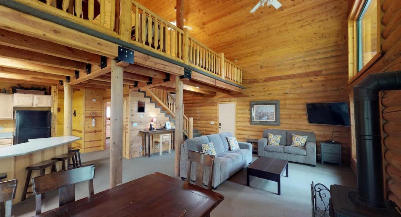 Open concept allow you to flow through the rooms.