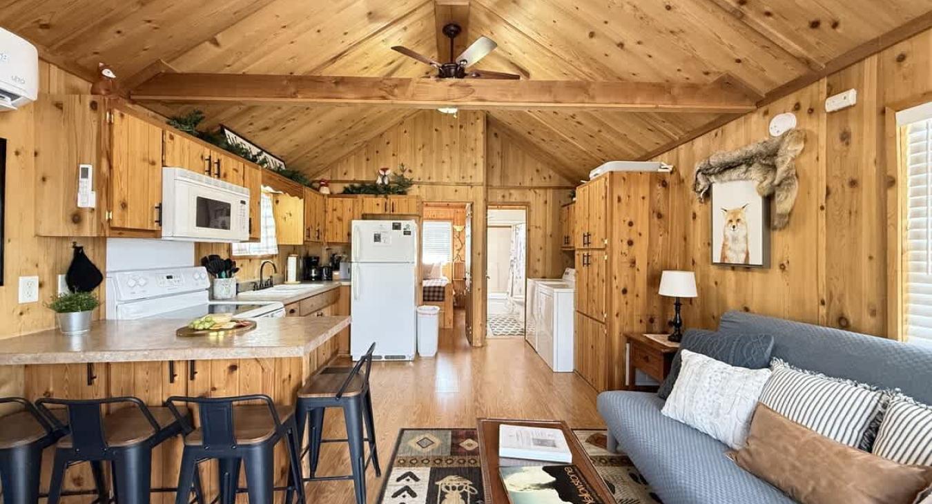 Very open layout to access different areas of the cabin.