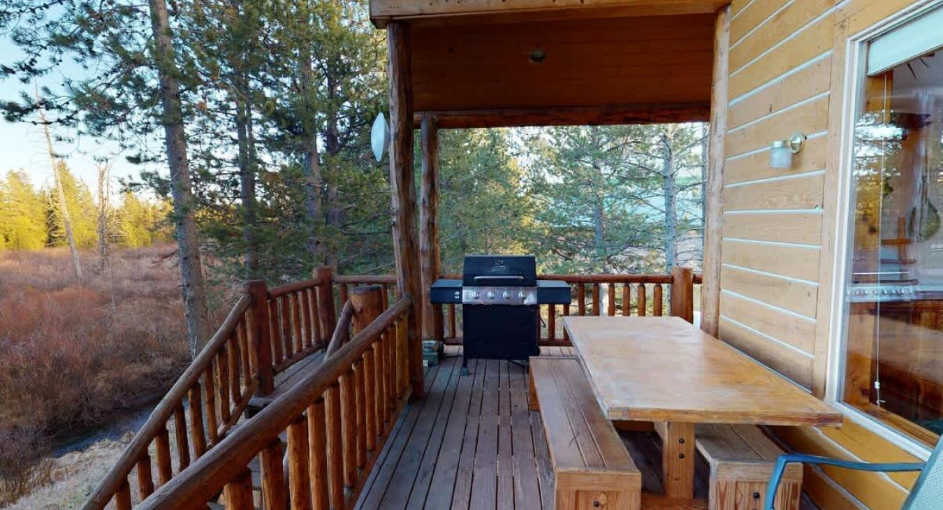 Grill available for your use on the outside deck.