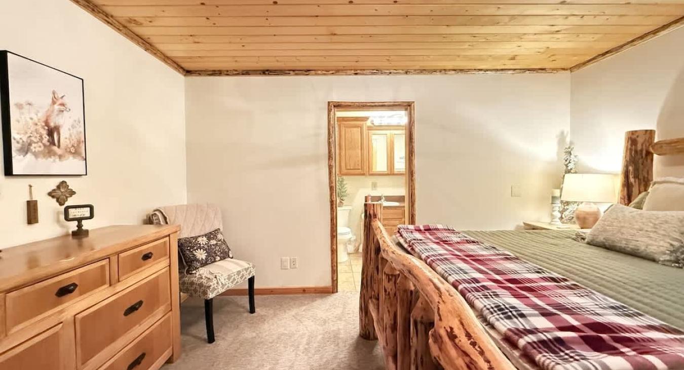 Master bedroom with ensuite.