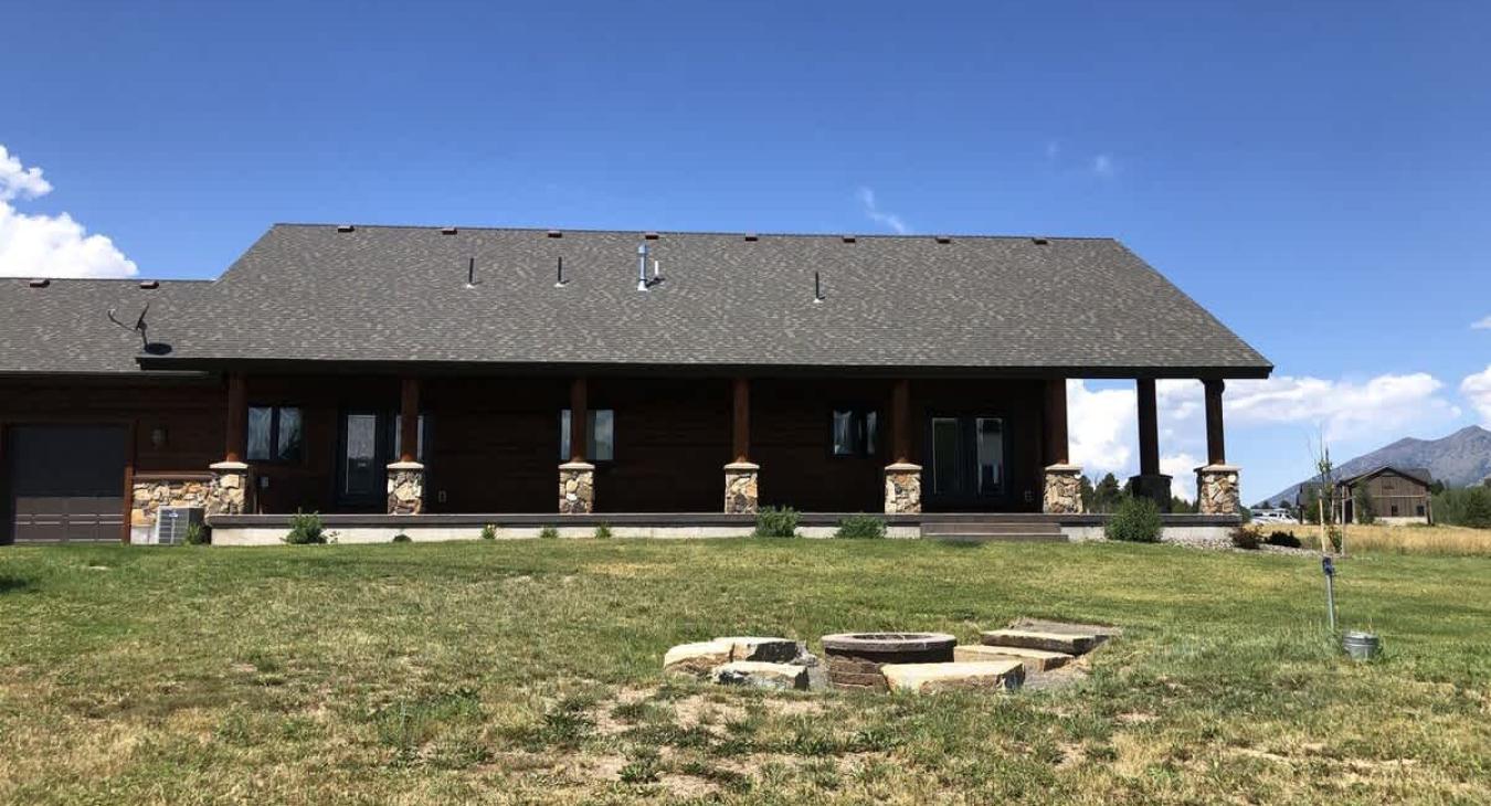 Firepit located outside to use during your stay.