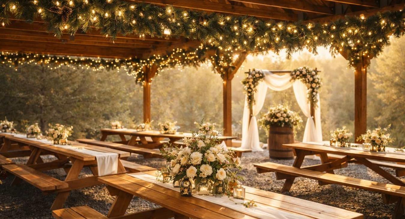 2-Pavilions on site for weddings, reunions and corporate retreats.