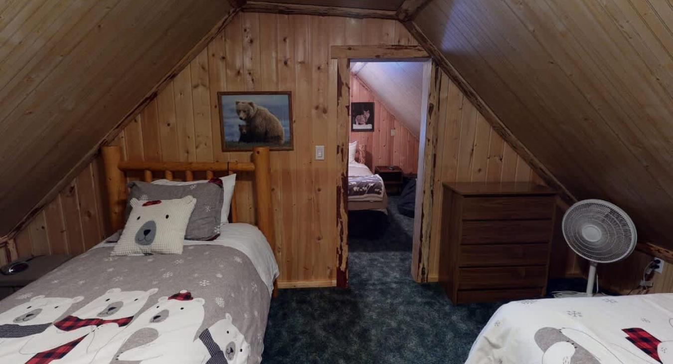 Access to the other bedroom is just through here.