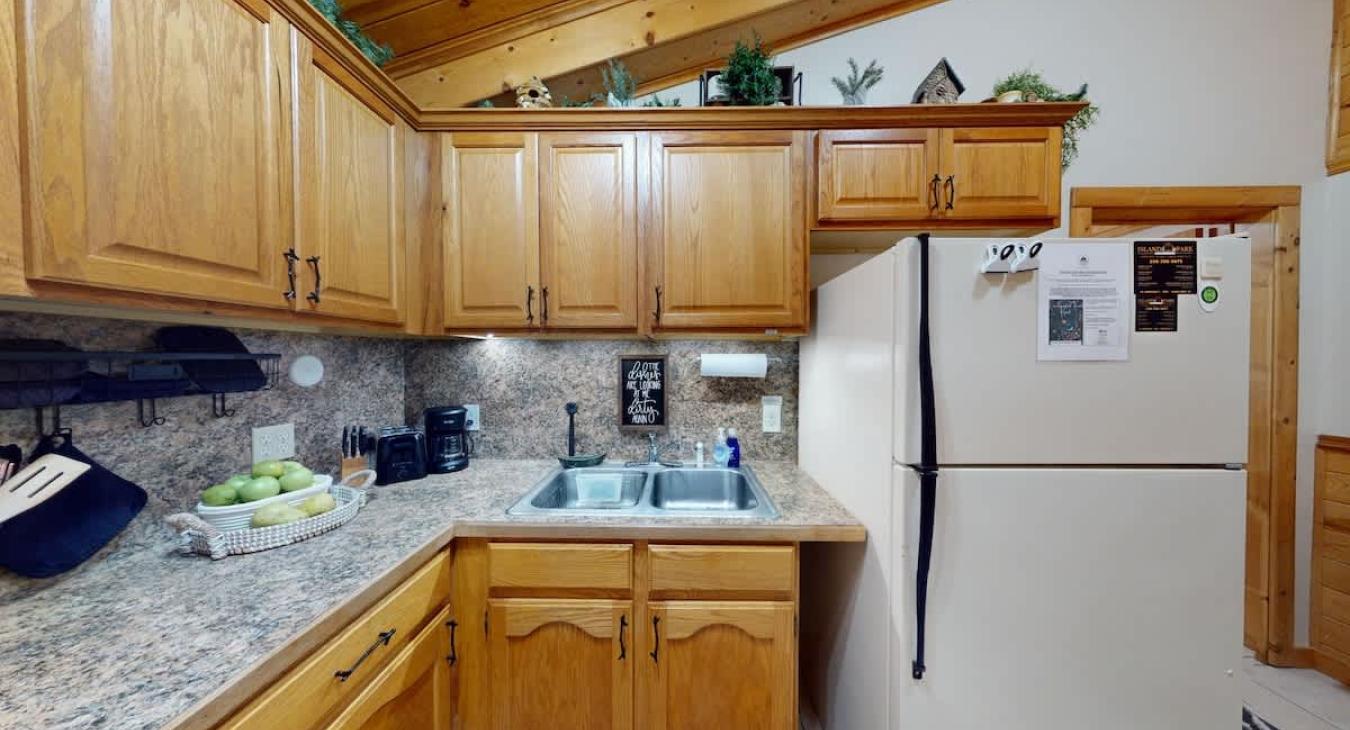 Basic pots and pans, dishes, and basic spices are provided as well.