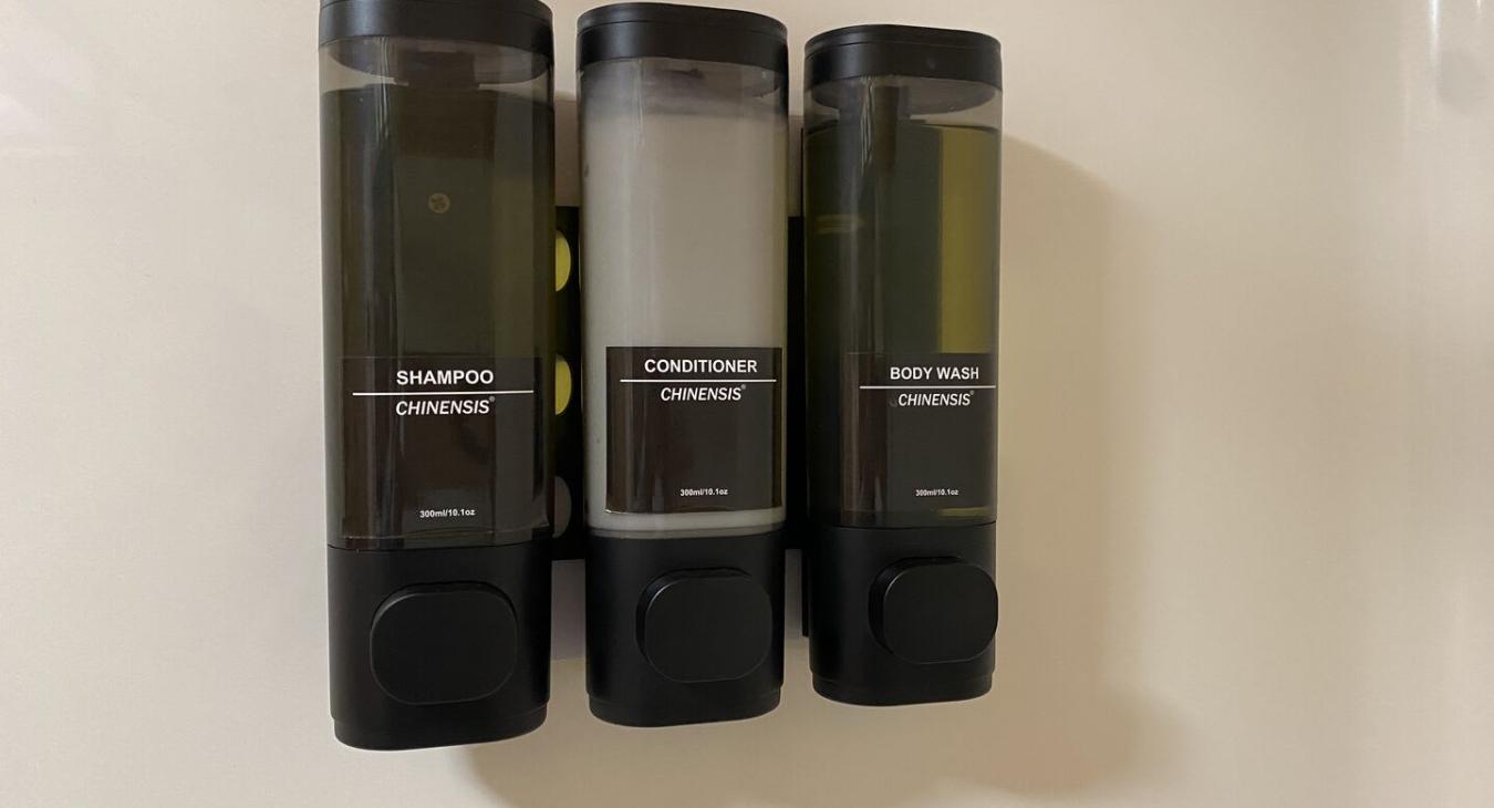 Shampoo, Conditioner and Body Wash are supplied