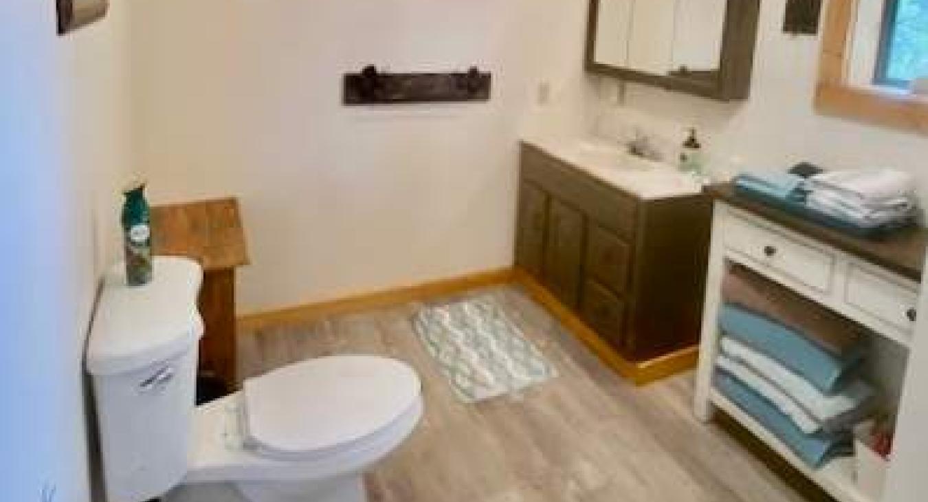 Bathroom 2 with plenty of room.