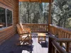 Outdoor deck with seating to relax and enjoy your surroundings.